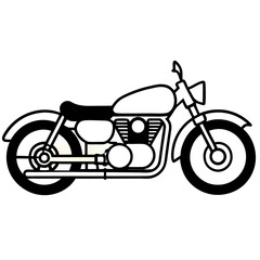 Fototapeta premium retro scooter vector illustration