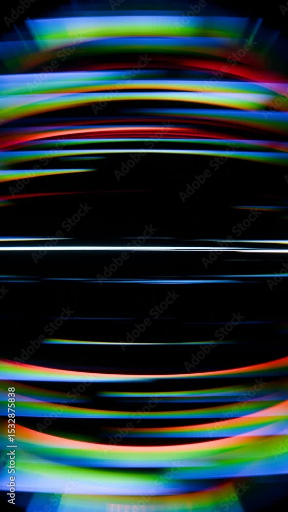 Poster horizontal spectrum lines 02.