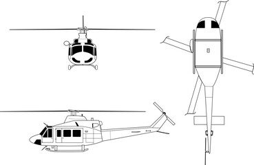 Bell_CH-146_Griffon_Line_Drawing