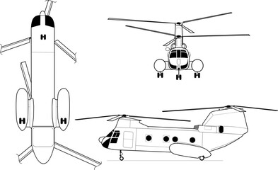Boeing_Vertol_CH-113_Labrador_Line_Drawing
