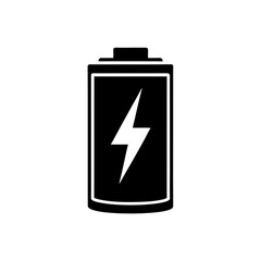 Obraz premium battery icon on white background .svg