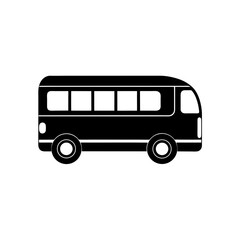 bus icon on white background  .svg
