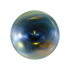 Glowing Sphere Isolated On Transparent Background For Element Concept