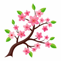  Pink Sakura Tree Branch – Cherry Blossom Design