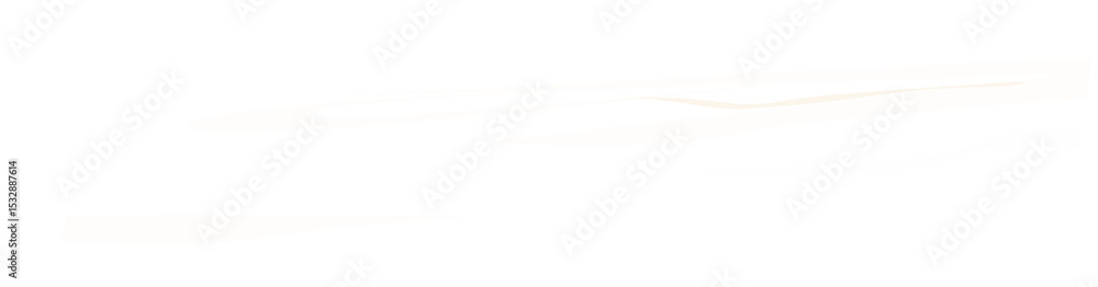 Poster irregular white shape mimicking torn paper is floating on transparent background in flat design