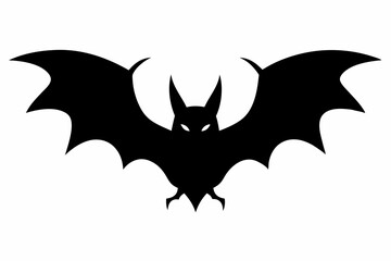 bat sihouette black vector