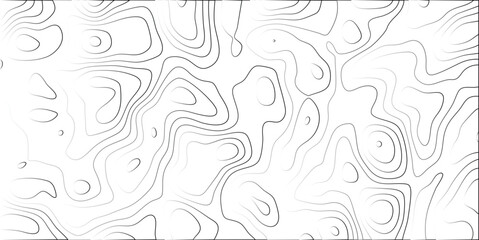 Abstract topographic map design with contour lines representing a landscape with elevation gradients and a subtle grayscale color scheme.