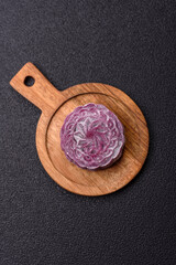 Chinese mooncake is an Asian sweet dessert. Asian mooncake as a background for your design