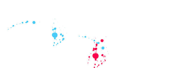 Vector football players are running and throwing football amid paint splashes, transparent backdrop