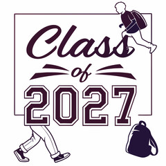 Class of 2027 graduation design students backpacks
