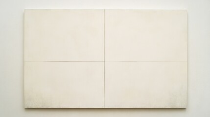 Fototapeta premium Minimalistic and Modern Artwork Featuring Four Quadrants of Subtle Textures and Tones on a Clean White Background