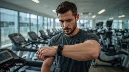 Motivated Athlete Training in Gym Images HD- Fitness & Workout Inspiration