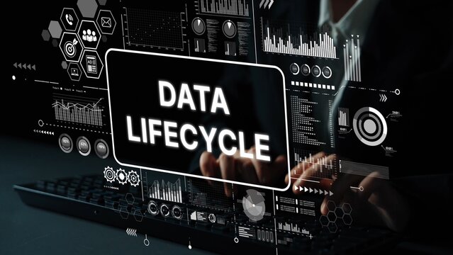 Data Lifecycle Management with Visual Graphics and Digital Technology in Modern Business Environment. Asymptotic smart data analytic.