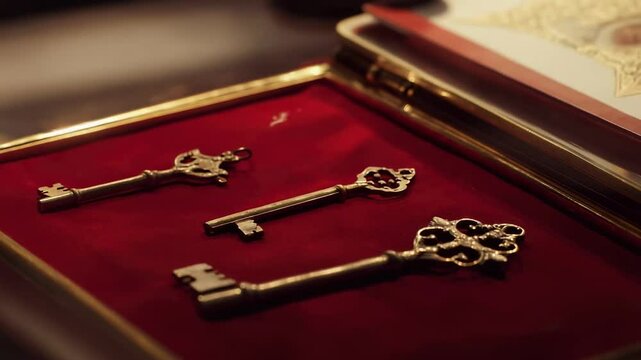 Exploring the history and significance of antique keys displayed in a museum exhibit
