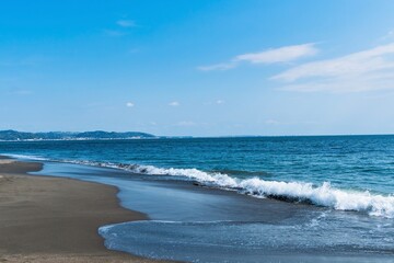 beach and sea
