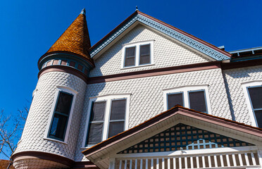 Queen Anne Style Architecture at Heritage Park, San Diego, California, USA
