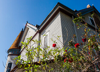 Queen Anne Style Architecture at Heritage Park, San Diego, California, USA