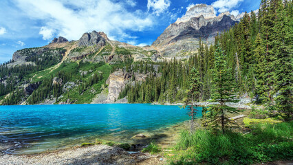 lake in the mountains