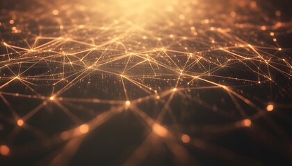 Complex network of interconnected points and lines.