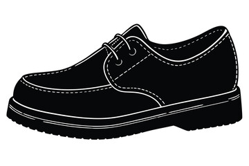 vintage leather creeper shoes on floor