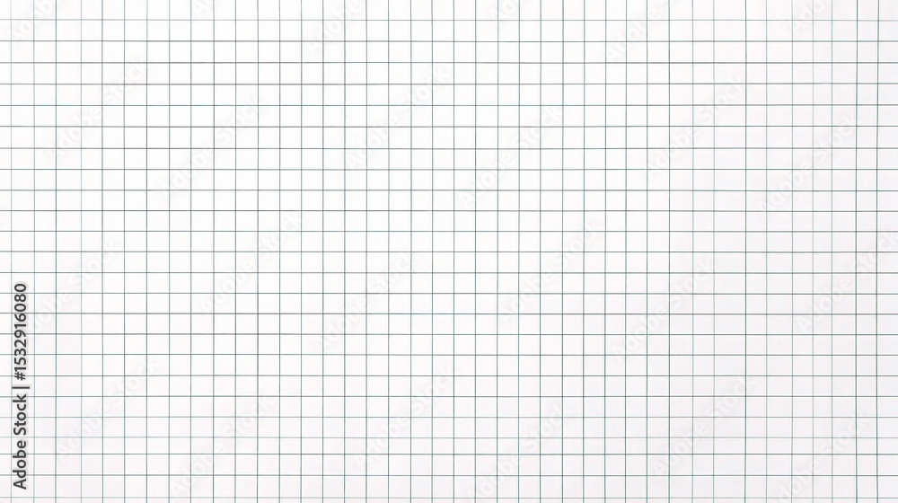 Poster uniform grid design on square graph paper sheet for design projects
