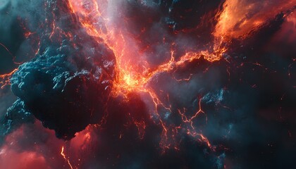 Molten streams and celestial energy.