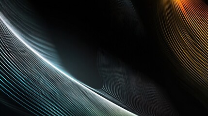 Abstract Corporate Background with Gradient Wave Stripes and Lines