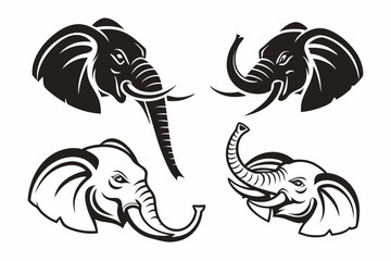 Naklejka premium set of various animals