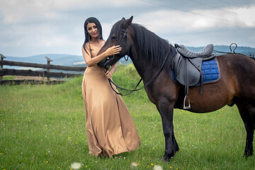 girl and horse