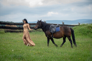 horse and girl