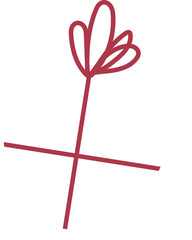 Flat design is showing white gift box with red ribbon and bow on transparent background