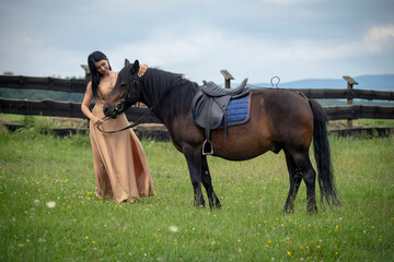girl and horse