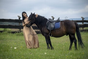 girl and horse