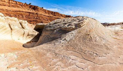 Upper Entrance Into The Nautilus Formation, Nautilus Trail, Paria Canyon-Vermillion Cliffs Wilderness, Utah, USA