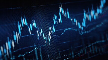 Blue Holographic Style on White Canvas Showcasing Data Visualization