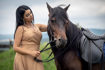 girl and horse