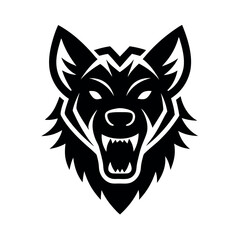Obraz premium Wolf logo vector illustration .