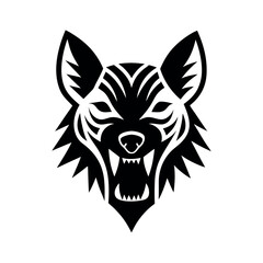 Obraz premium Wolf logo vector illustration .