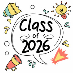 Class of 2026 graduation announcement design