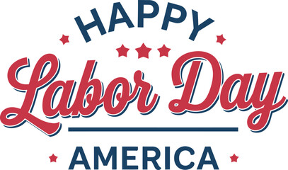 Labor Day USA Celebration Graphic Design Vector