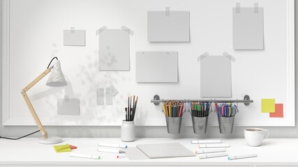 Organized Creative Workspace