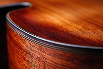 Honduran Mahogany Hardwood Texture: Rich Grain for Crafting Guitar Bodies and Necks, Featuring Distinctive Surface Details