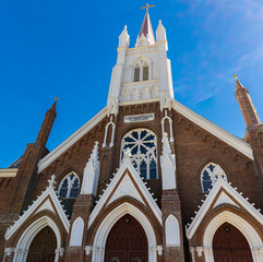 Historic St. Marys In The Mountains Church in Downtown, Virginia City, Nevada, USA