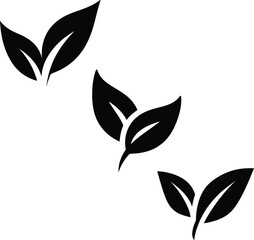 High quality photo of set of vector illustration of leaf.