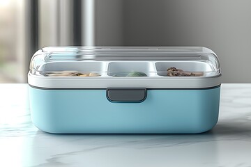 Clear Food Storage Boxes On Counter high resolution picture