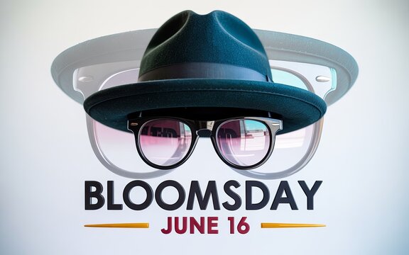 Bloomsday, Stylish poster for Bloomsday celebration on June 16 event.