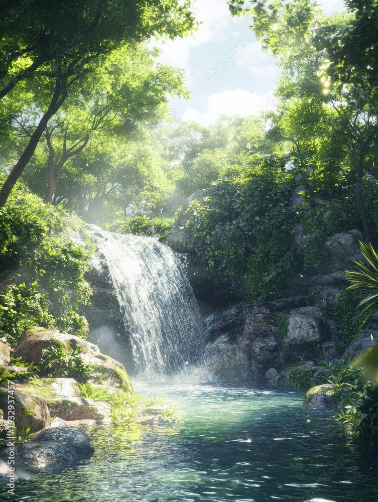 Poster ç«¹ ç¬¹ã®æ°´å¢¨ç»é¢¨èæ¯ã¤ã©ã¹ã generative ai