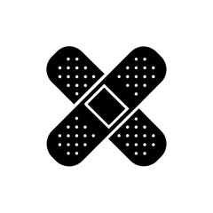 bandage icon on white background  .svg
