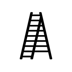 ladder icon on white background  .svg