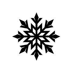 snowflake icon on white background  .svg